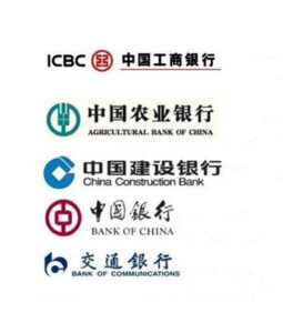 Chinese account 5 Banks