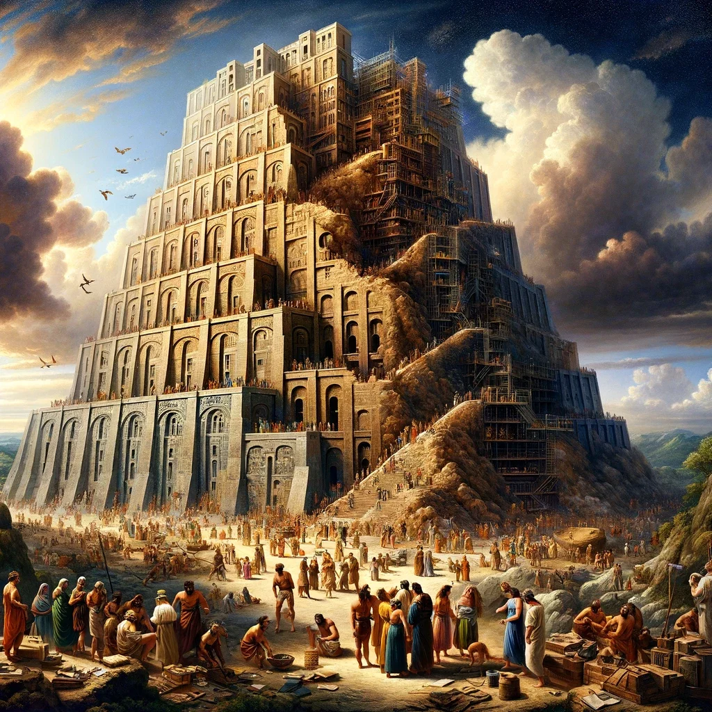 The Story of the Tower of Babel | Human Imagination and AI