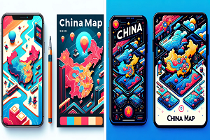 China maps small