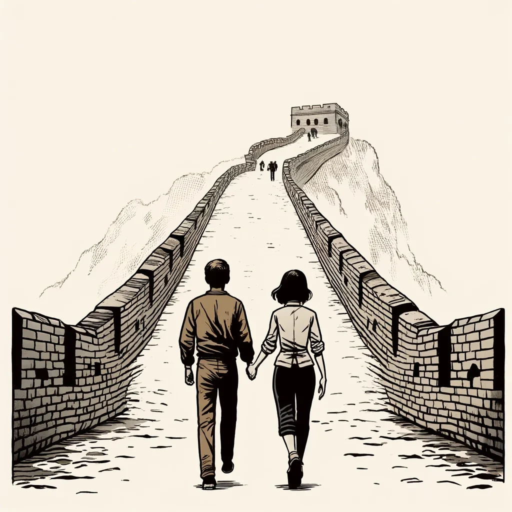 The love of the Great Wall