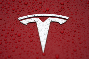 Tesla Robotaxi in China small