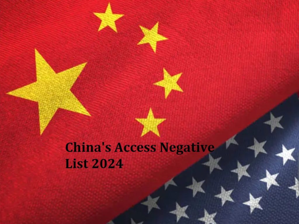 China's Access Negative List 2024