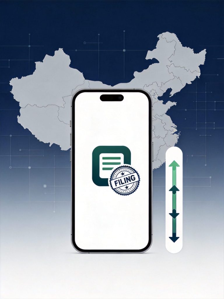 China Mobile App Filing
