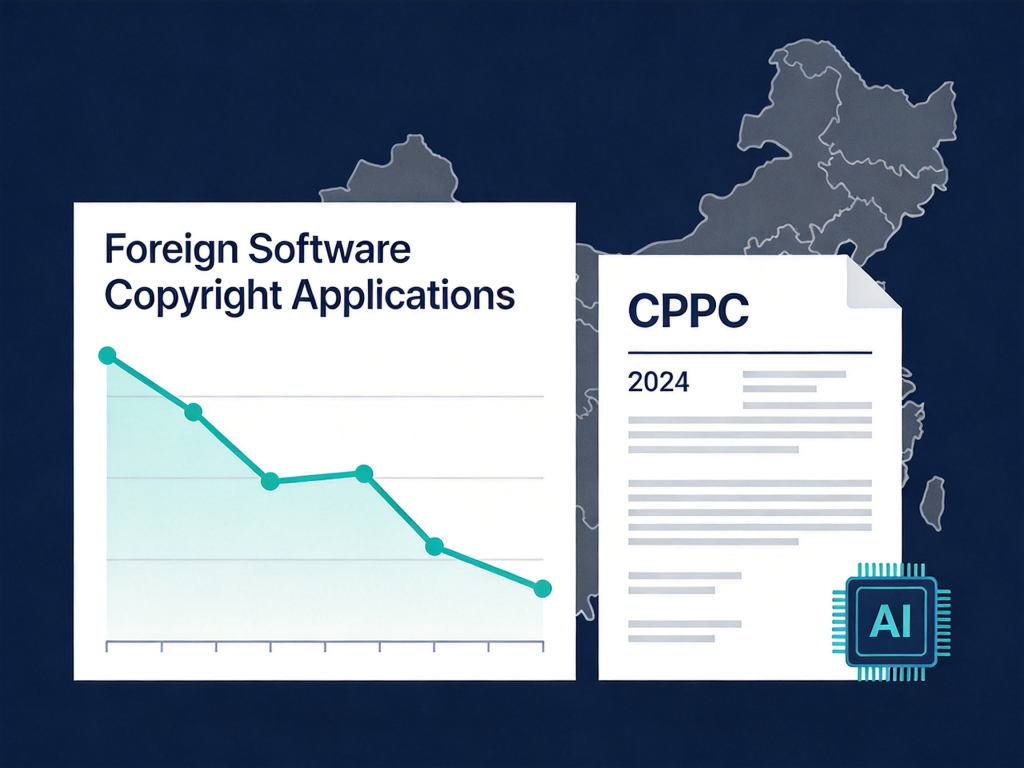 Foreign Software Copyright Registrations in China Dropping Year on Year